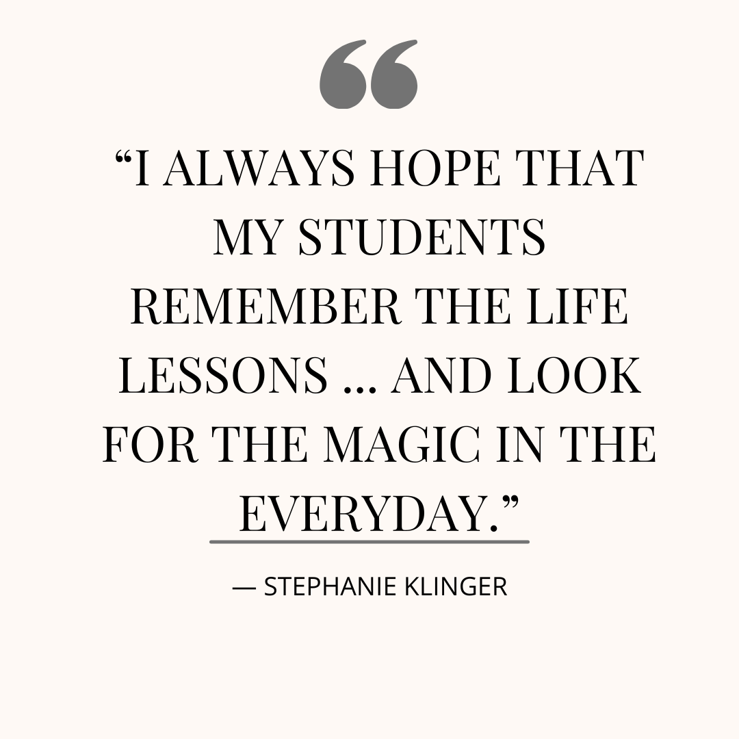 Stephanie Klinger Quote